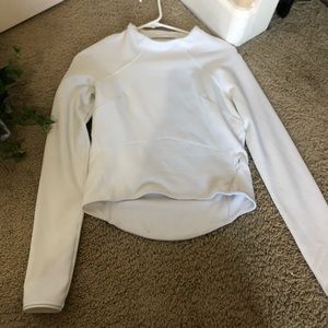 White long sleeve lululemon top